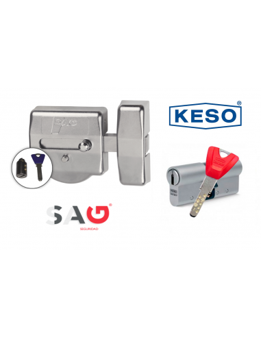 Pack seguridad SAG EP50 + KESO 8000Ω2 PREMIUM 60MM