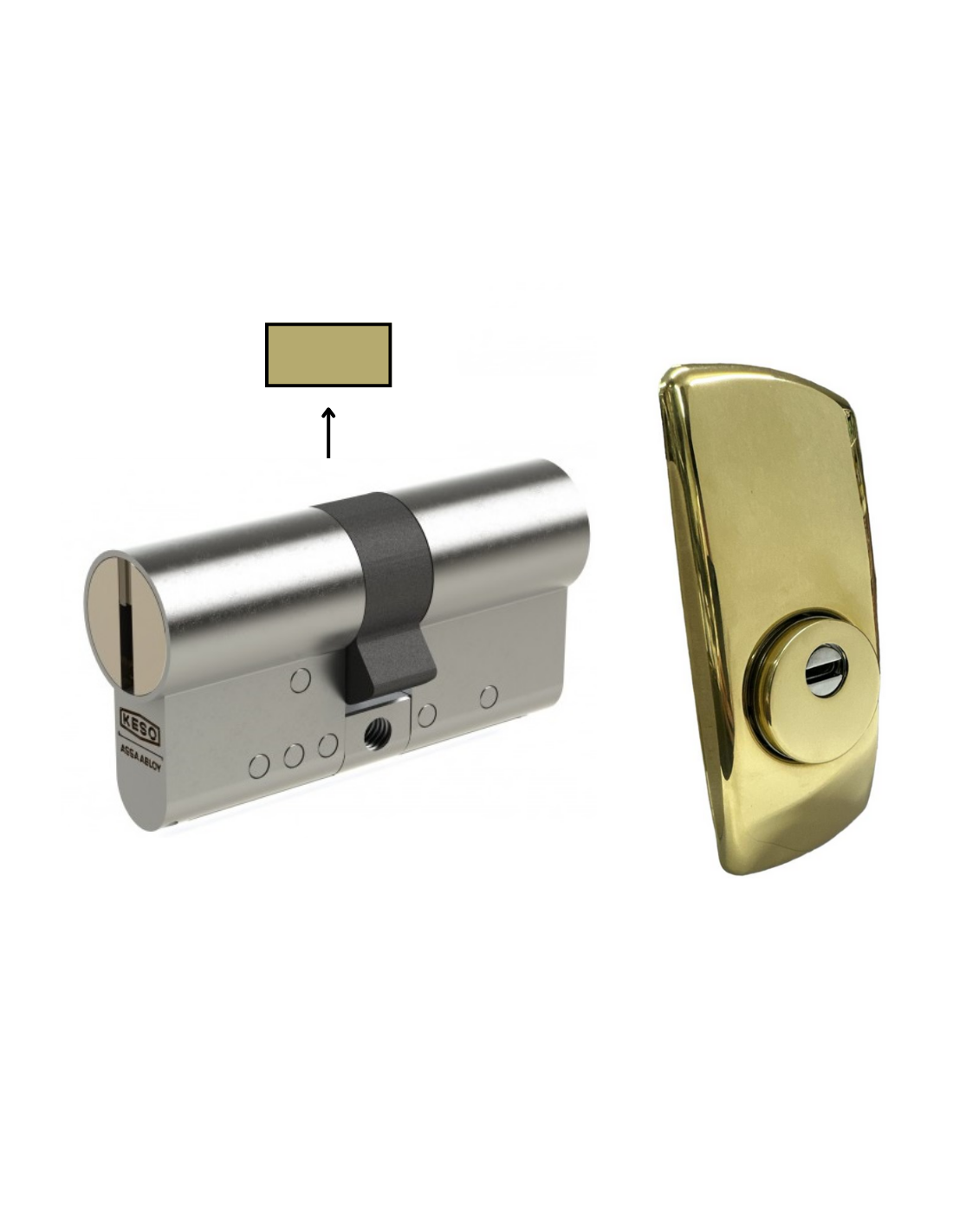 Cilindro Keso 8000 Ω Master Reforzado - Vidal Locks